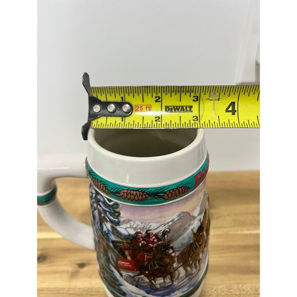 1993 Anheuser-Busch Budweiser Holiday Stein titled "Special Delivery" - Picture 8 of 10